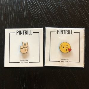 PINTRILL Pin Bundle - Peace and Kisses NWT